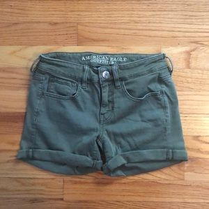 Green American Eagle Shorts